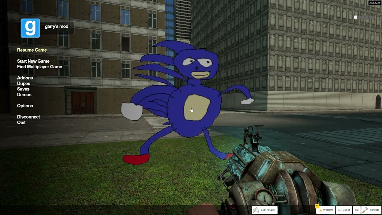 Noob sonic soundtrack gmod