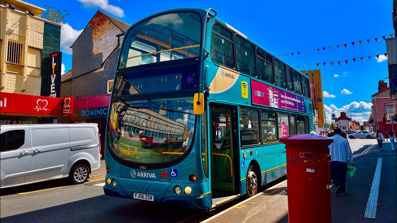 **MAXED OUT** Ride on Arriva Midlands VDL/DAF DB250 Wright Pulsar Gemini 4764 (FJ06 ZSN) Route 127