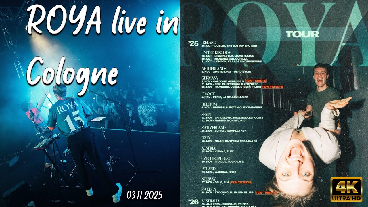 Roya - Live im Gebäude 9 - Cologne @ohmyroya