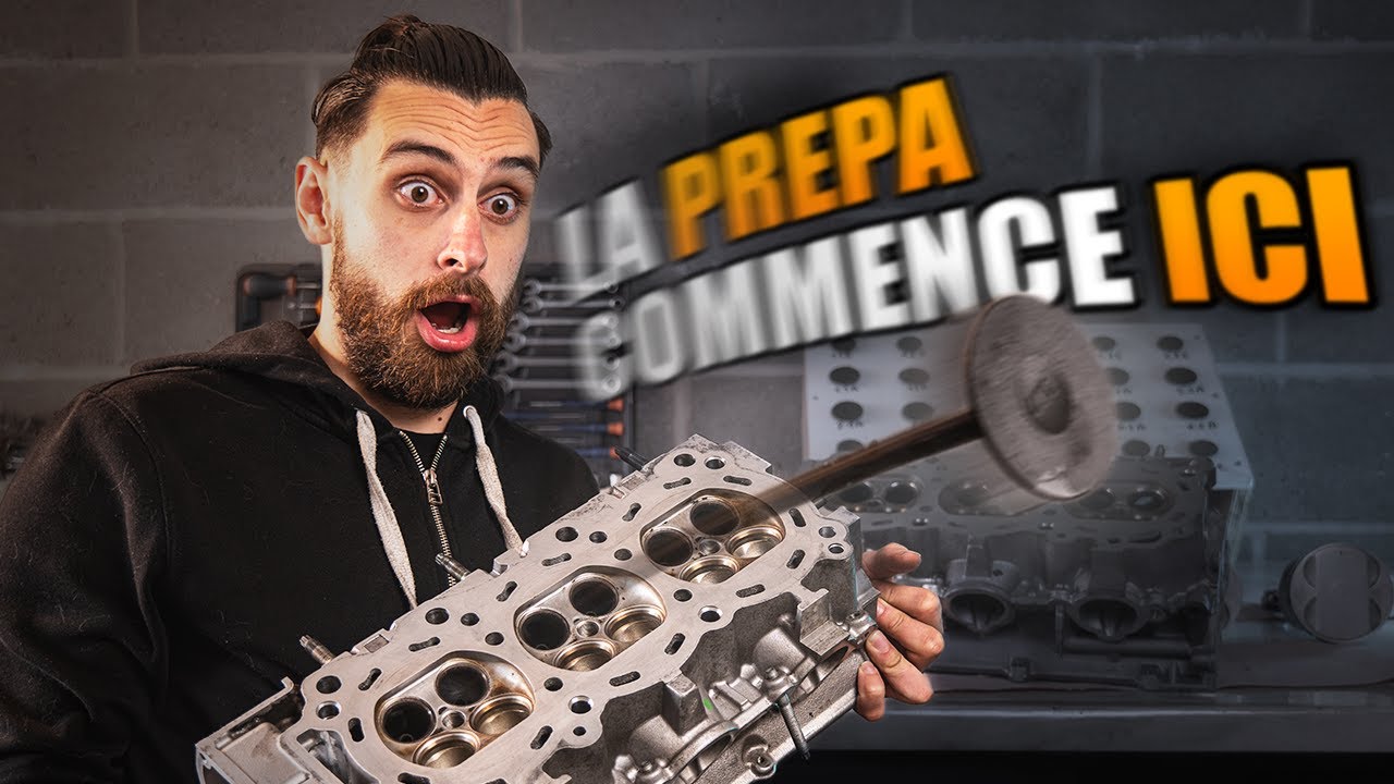 DEMONTAGE ET RODAGE SOUPAPES, LA PRÉPA COMMENCE ICI 🔧🔥