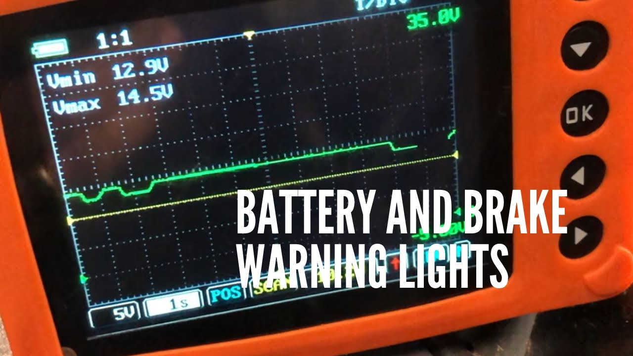 Hyundai battery and brake warning lights on