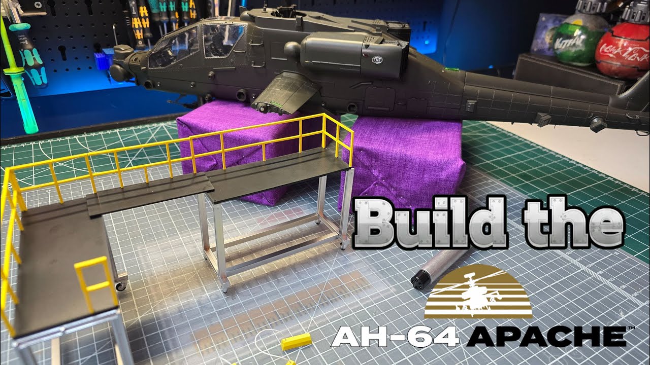 Build the 1:24 AH-64 Apache Longbow Attack Helicopter - Pack 10 (Part 2) - Stages 78-84