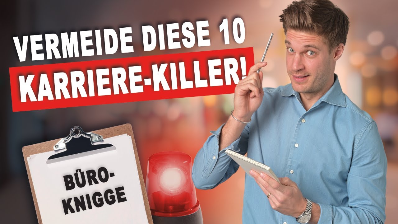 Karriere-Killer vermeiden | 10 B&uuml;ro-Knigge Regeln f&uuml;r mehr Erfolg im Job