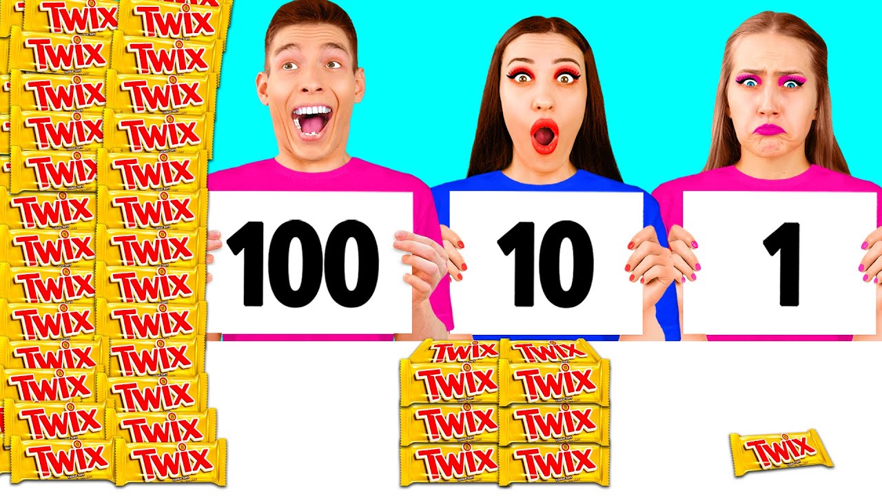 100 Слоев Еды Челлендж | Смешные Ситуации и Неудачи от RaPaPa Challenge