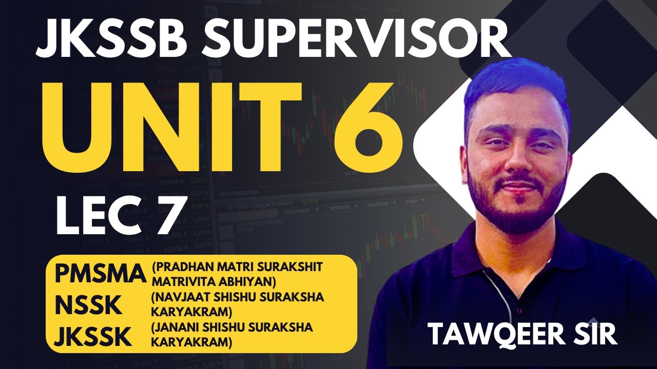Unit 6 | Lec 7 | PMSMA | JSSK | NSSK | Specialisation For JKSSB Supervisor