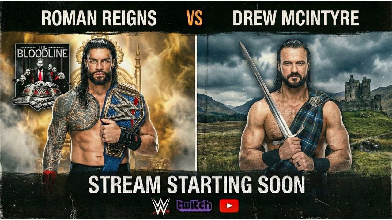 Roman Reigns vs. Drew McIntyre🔒🩸NO ESCAPE! |WWE 2K25 