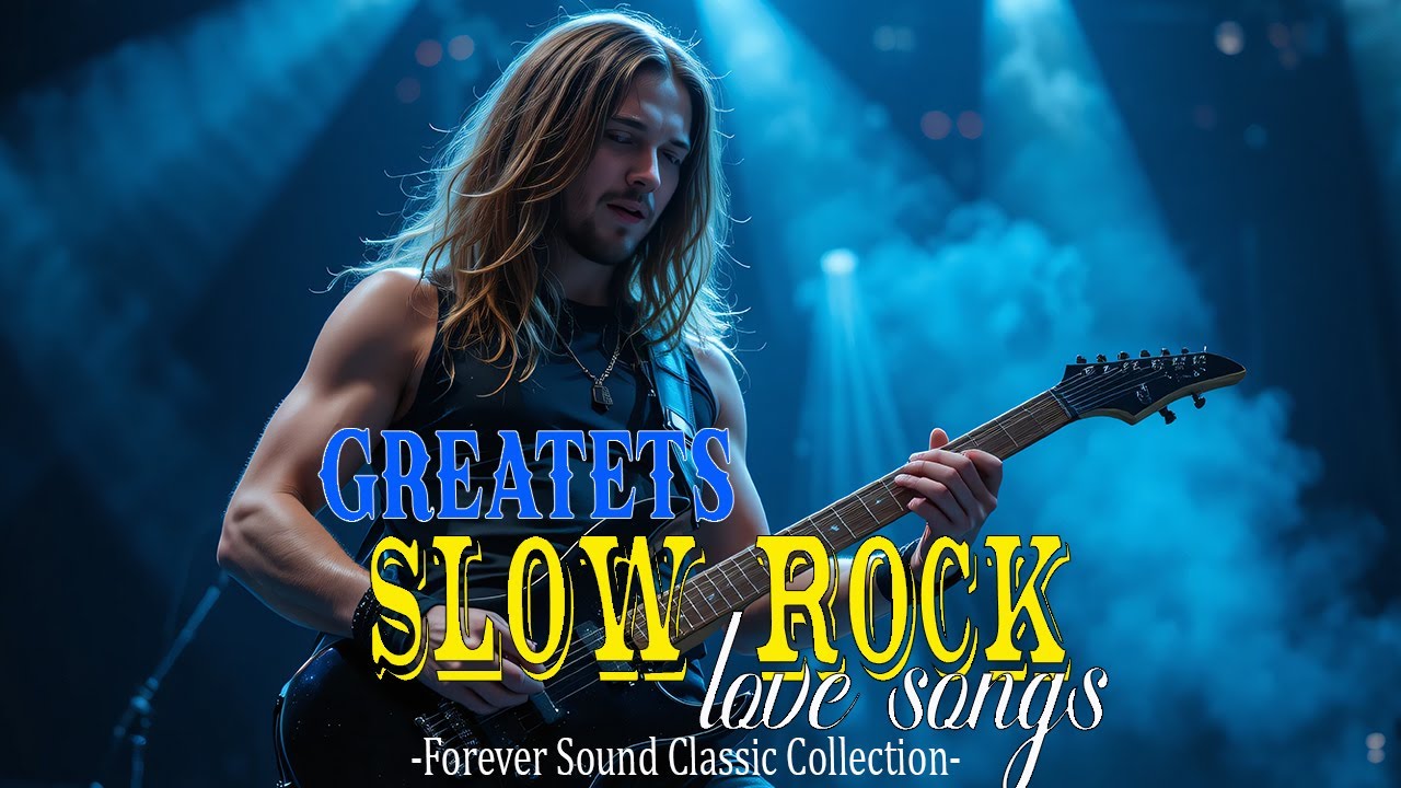 🎸🌙 Slow Rock Ballads – Deep Feelings 🎶, Warm Tones & Night Reflections