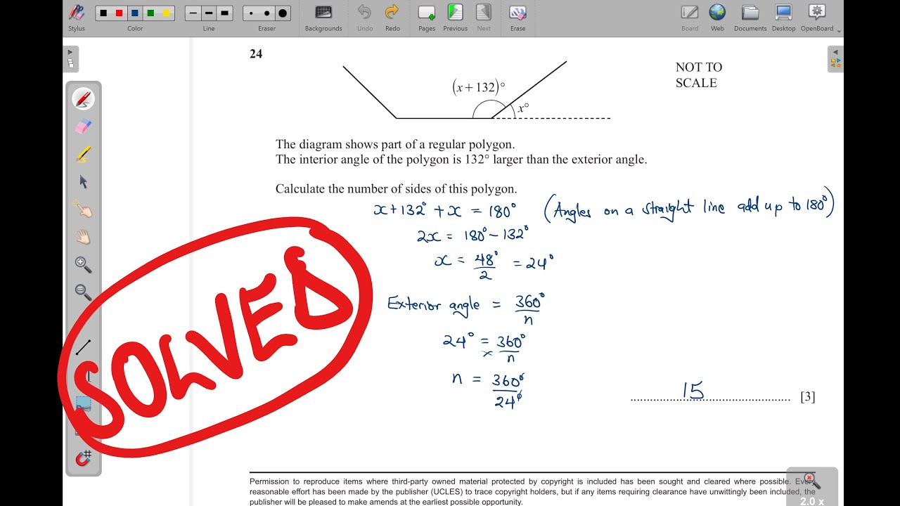 0580/11/O/N/24 --- IGCSE CORE MATHEMATICS PAPER 11 OCTOBER/NOVEMBER 2024 PT 2