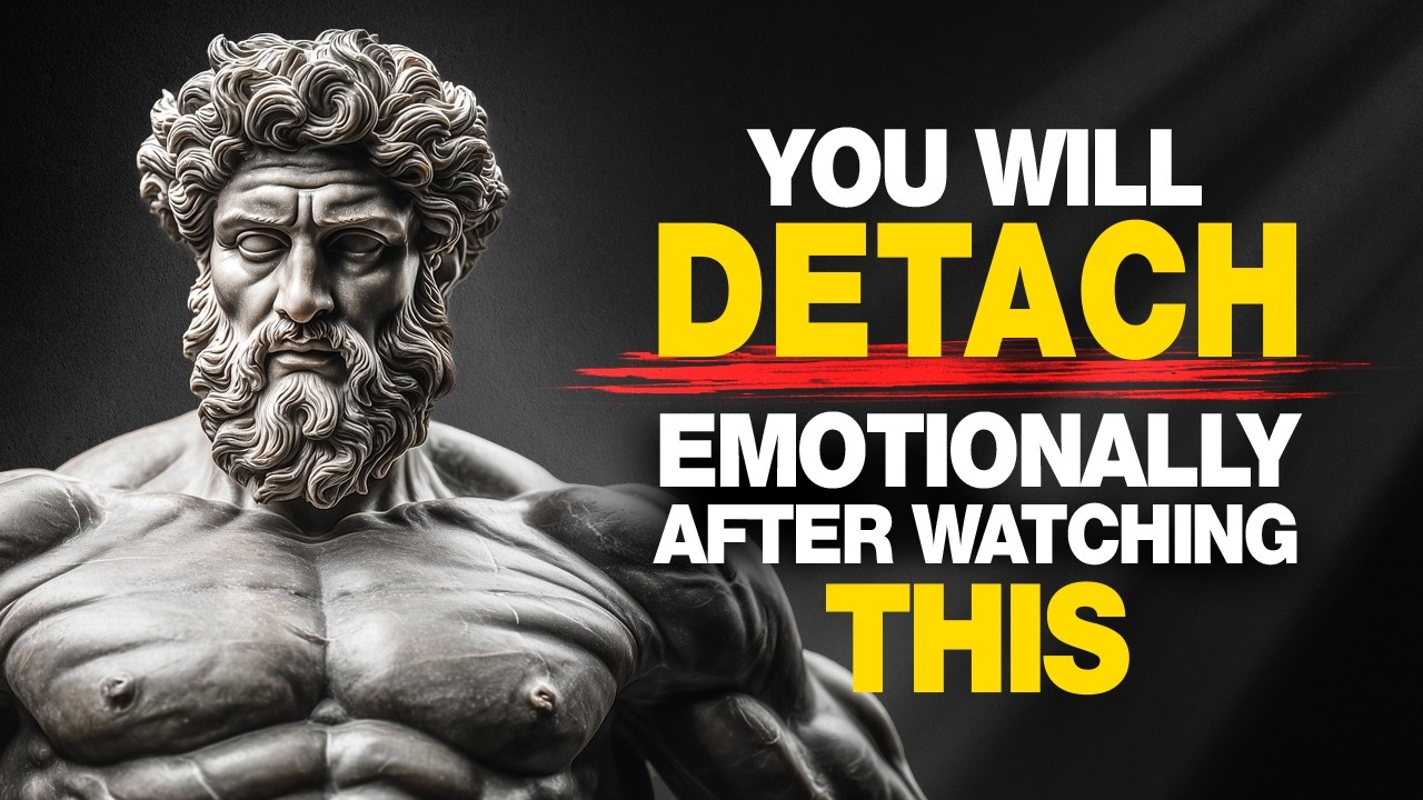 How To Emotionally Detach From Someone | STOIC SECRET