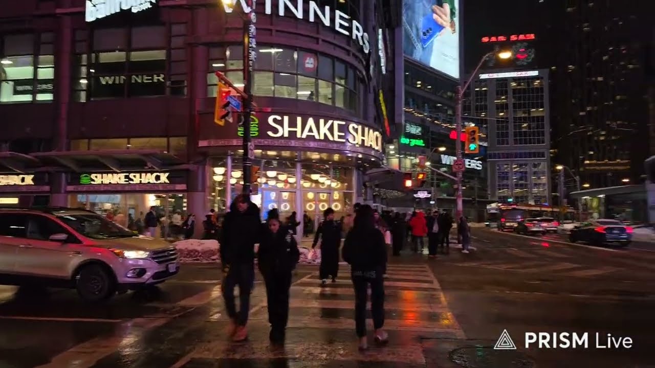 🔴Friday Live - Snowing Again? Toronto Night Walk