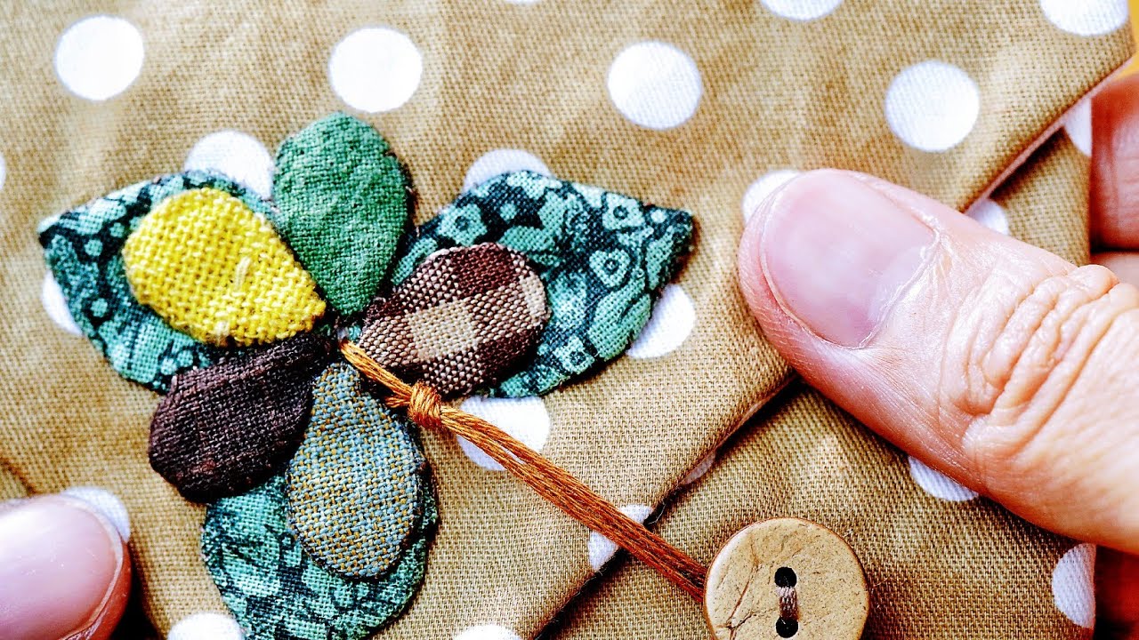 Christmas gift bag idea ┃ FABRIC GIFT BAG ┃With lovely Applique #HandyMum