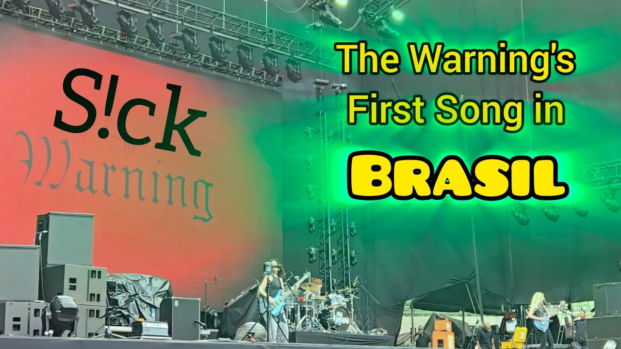 THE WARNING - S!CK - S&Atilde;O PAULO - 3/8/25 #livemusic #rock #latam #tour #fyp #martintw