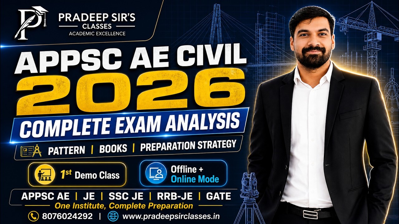 APPSC AE-2026 New Foundation Batch | Complete Exam Analysis | #appscaecivil |#arunachalpradesh
