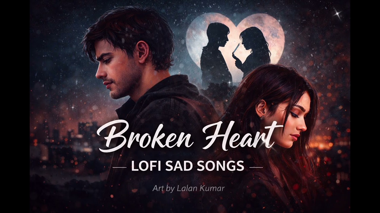 Night Sad Lofi Mix Hindi 💔 | 4 Emotional Songs | Broken Heart Night Vibes | 15 Min