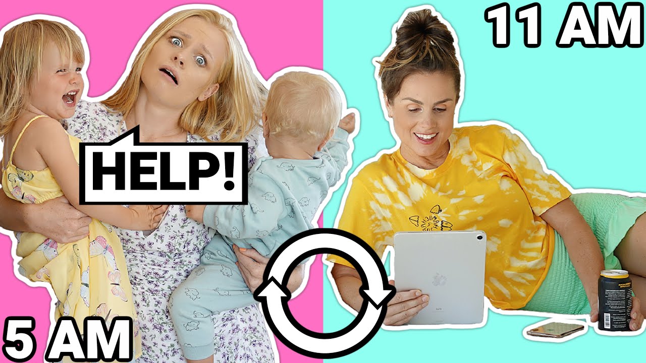 SWAPPING MORNING ROUTINES with my MUM!