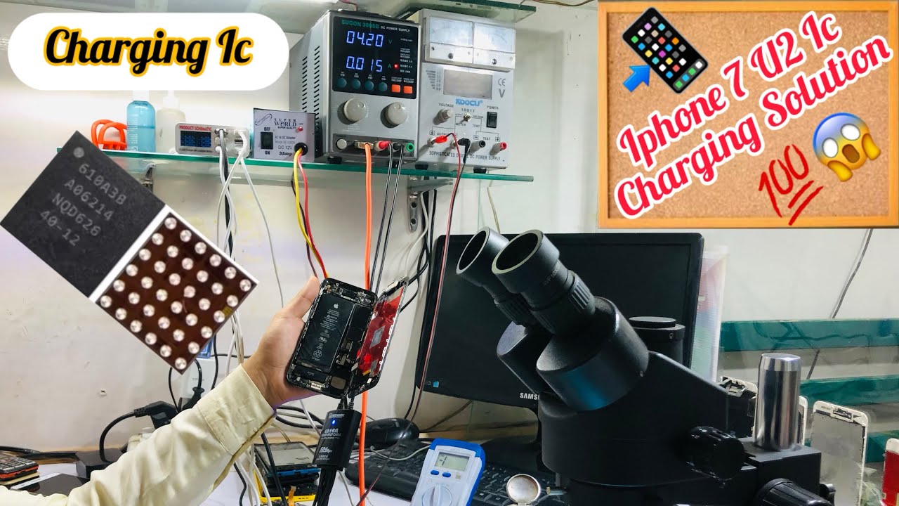 Change Iphone 7/7plus Charging Ic / #U2 Ic #Replacement/#Tristar Ic Change/Charging solution..