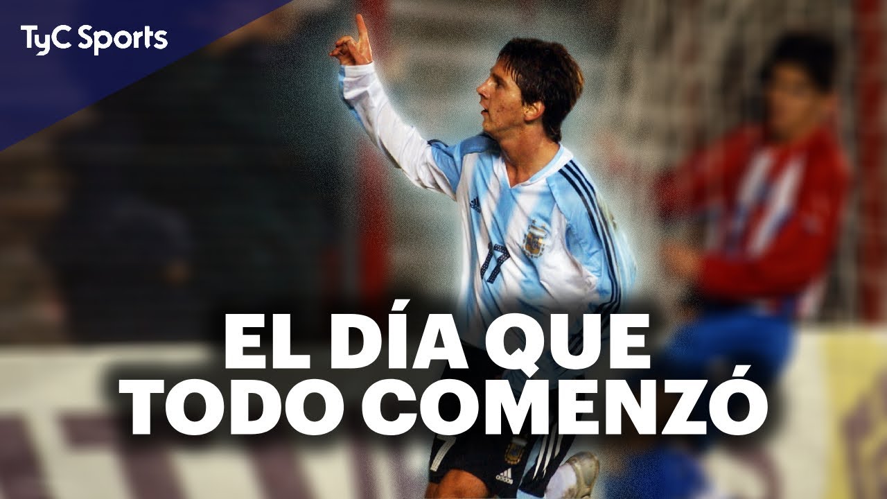 EL DEBUT DE MESSI CON LA SELECCIÓN ARGENTINA ⚽ EL PRIMER PARTIDO DE LEO CON LA CELESTE Y BLANCA 🔥