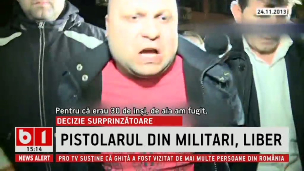 PISTOLARUL DIN MILITARI, PUS IN LIBERTATE