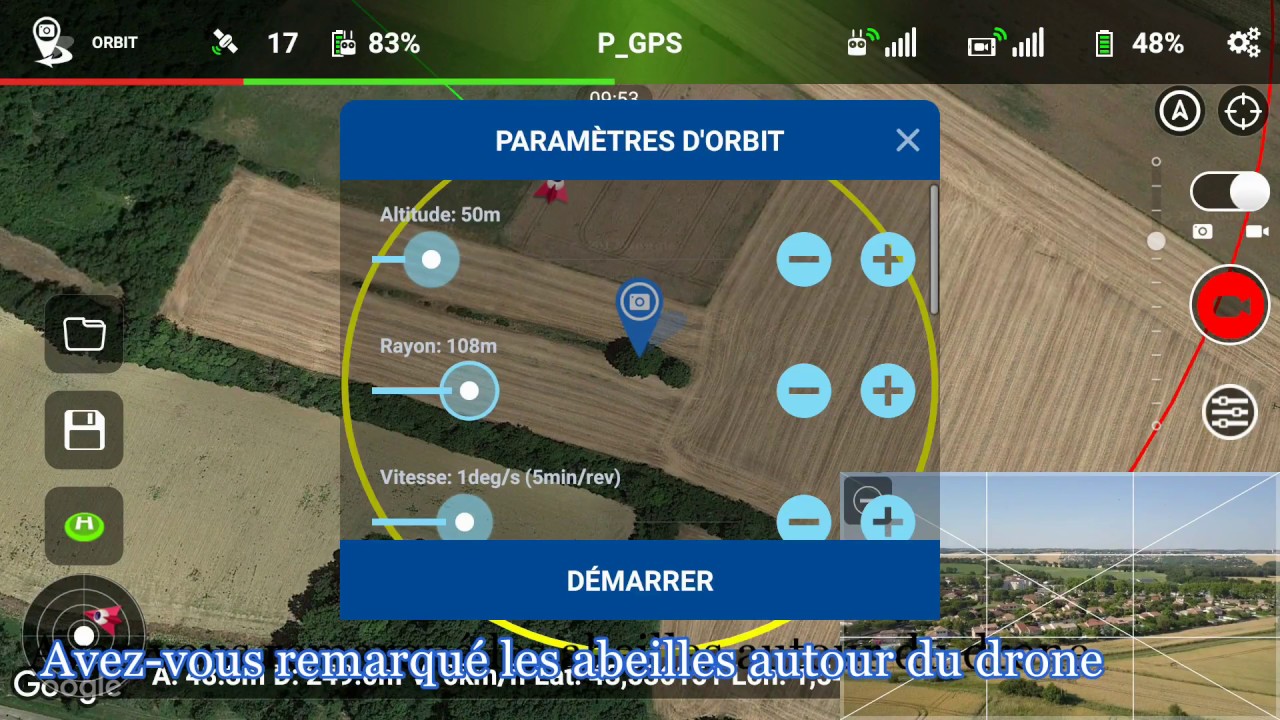 Mavic Pro en français - Episode 18 - Orbit avec Litchi