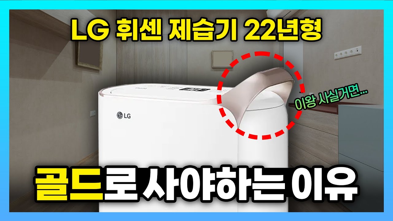 LG 휘센 제습기 22년형, 사실거면 골드 색상으로 사세요! | 꿀기능 | 모델명 팁 | 제습 성능 | 200프로 활용법까지 | DQ202PGUA, DQ162PGUA