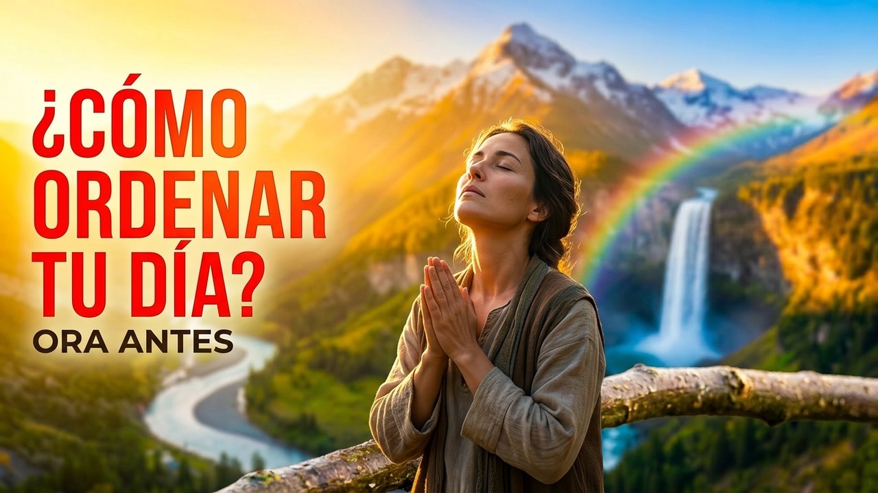 ORA ANTES DE COMENZAR TU DÍA Y DEJA QUE DIOS LO ORDENE TODO
