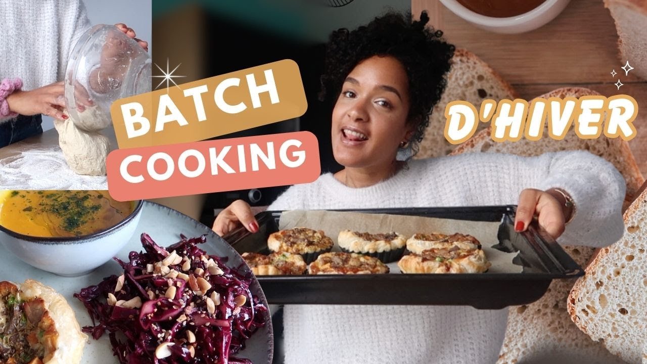 🍎 Cuisine COZY d'Hiver | Prépare Avec Moi Mon BATCH COOKING Pour La Semaine !