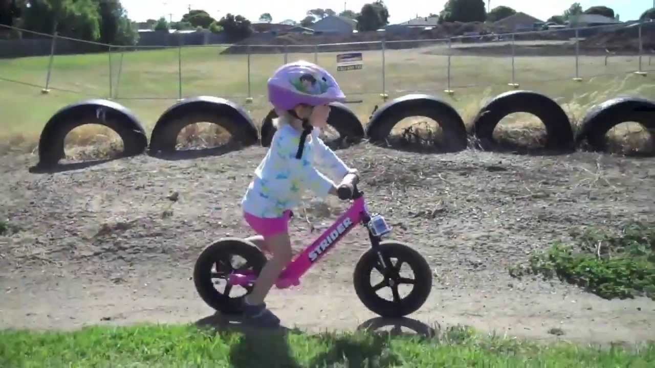 Melody and Her Strider Bike