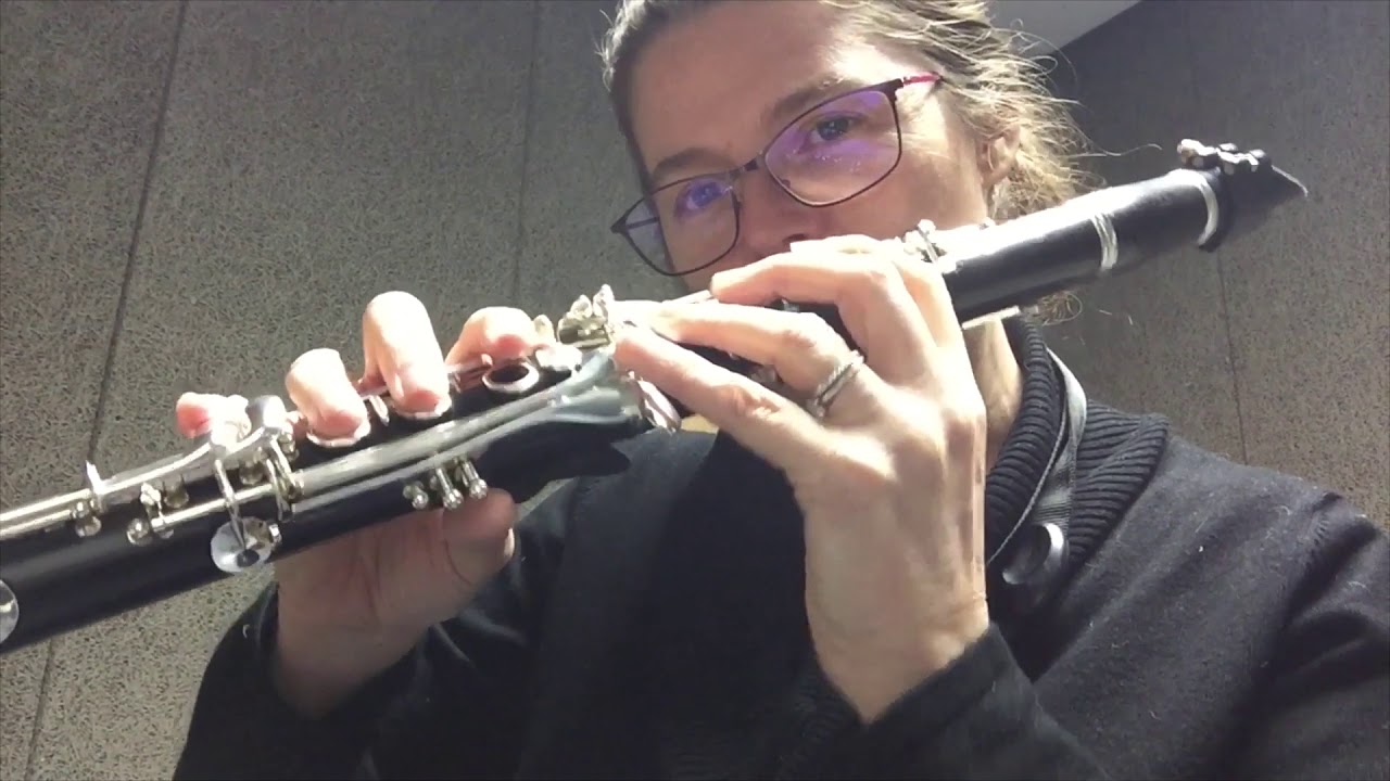 Chromatic Scale 2nd Octave Tutorial for Clarinet