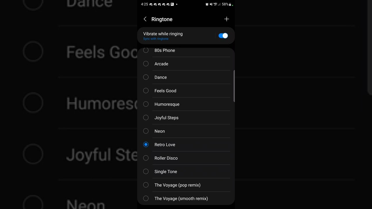 Galaxy S22 ultra synchronized vibration patterns retro theme