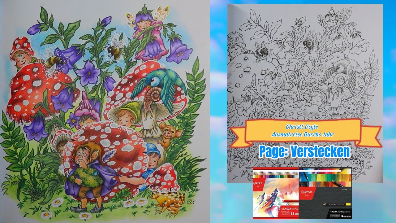 Christl Vogl - New Coloring Book -  Ausmalreise Durchs Jahr