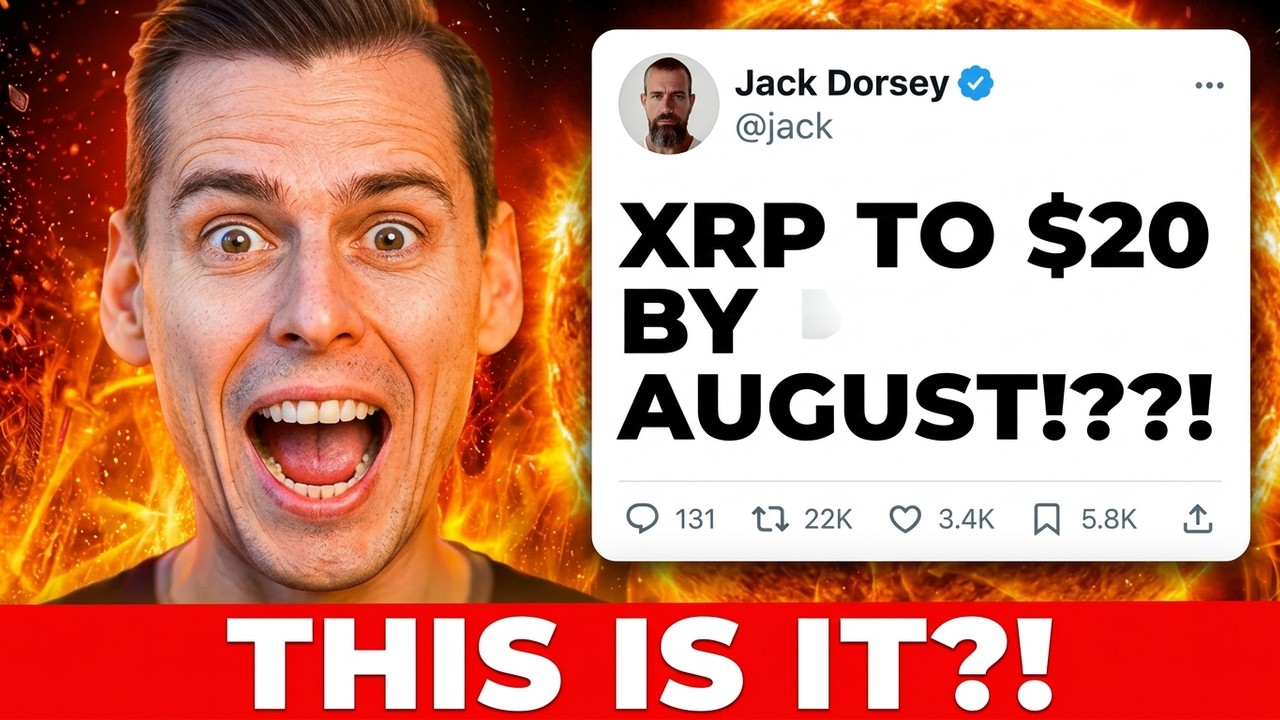 НИЧЕГО СЕБЕ!!! JACK DORSEY: XRP ПО $20 К АВГУСТУ??? (ЭТО ПРАВДА?!)