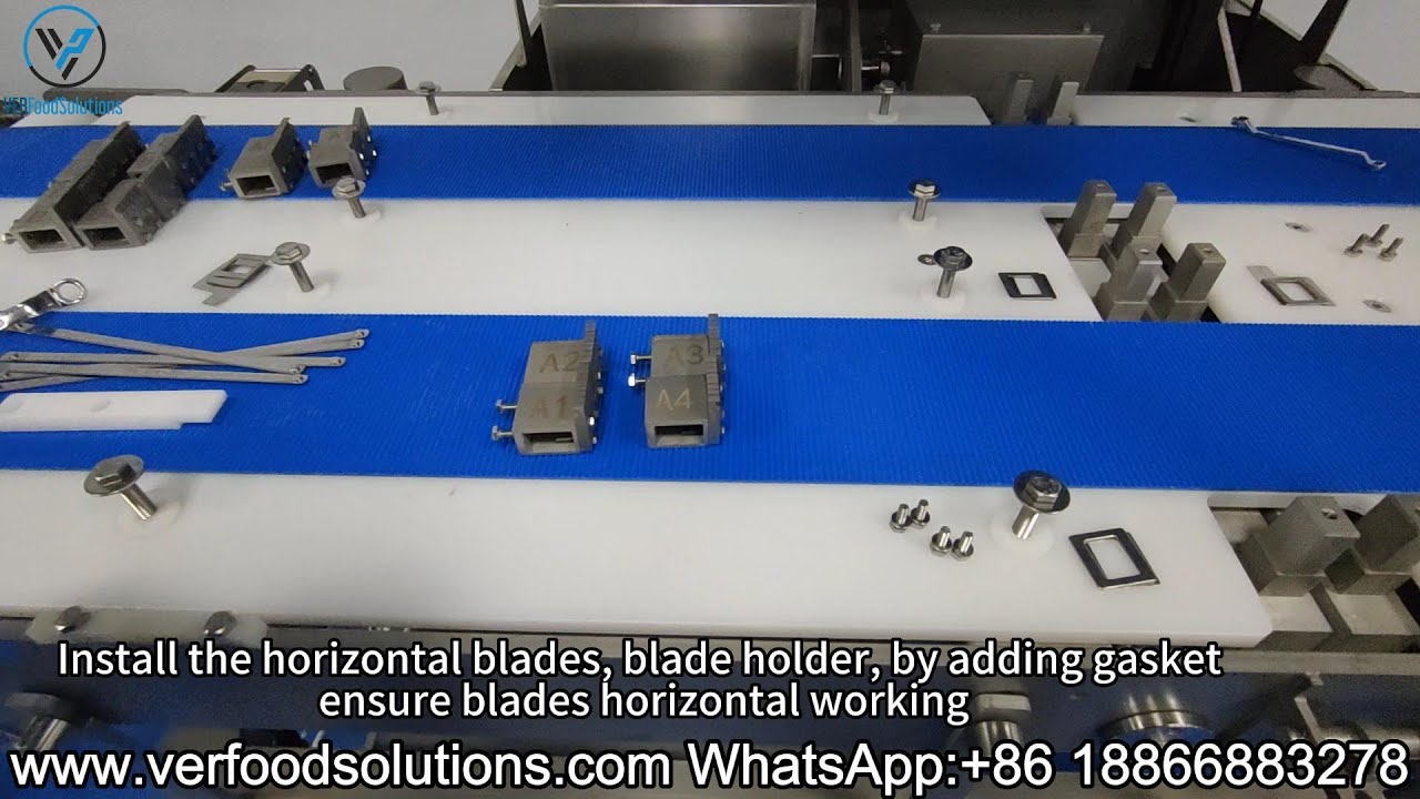 VER Food Solutions Step Guide How To Install Horizontal Slicer Blade Set