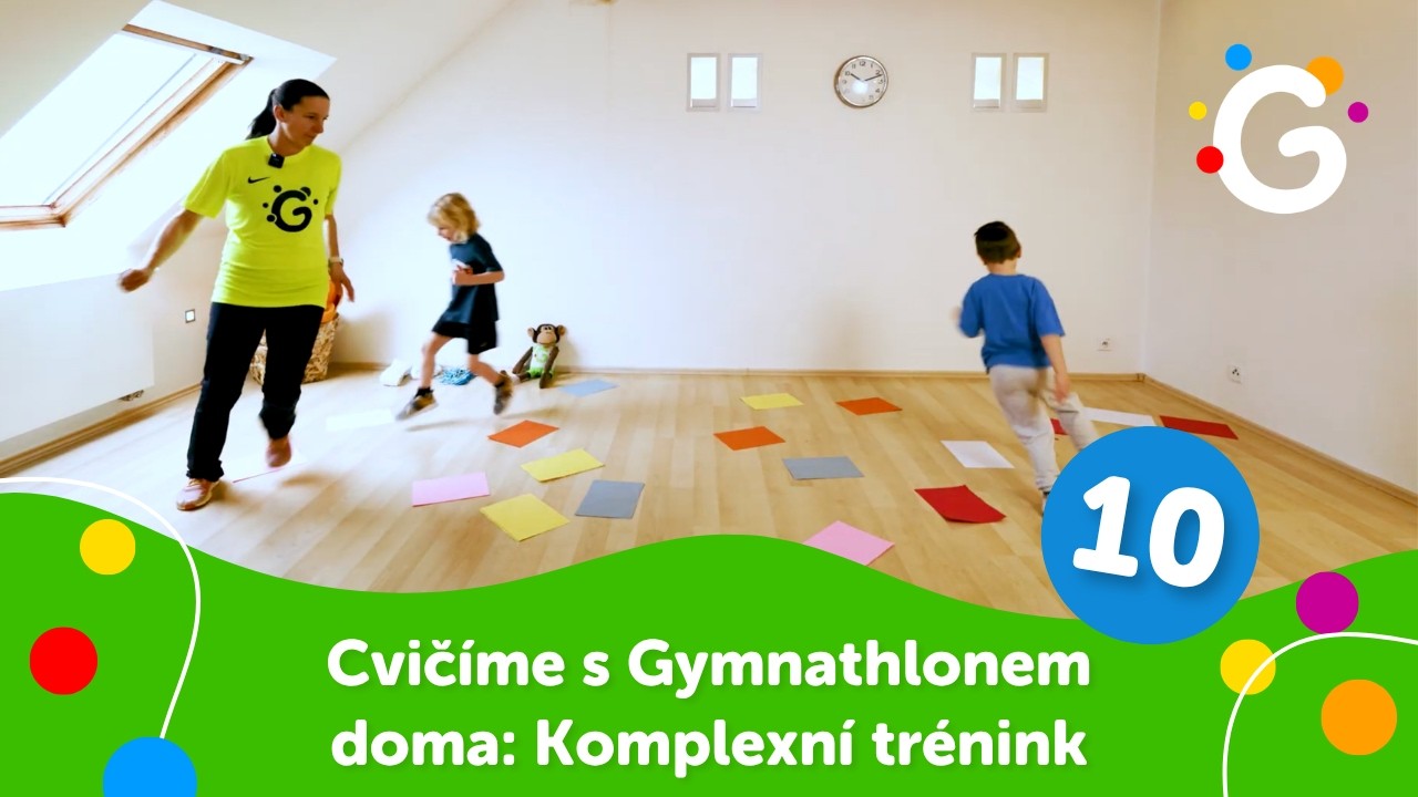 Cvičení s dětmi na doma 🤸🏻‍♀️ Komplexní trénink #10 🤩