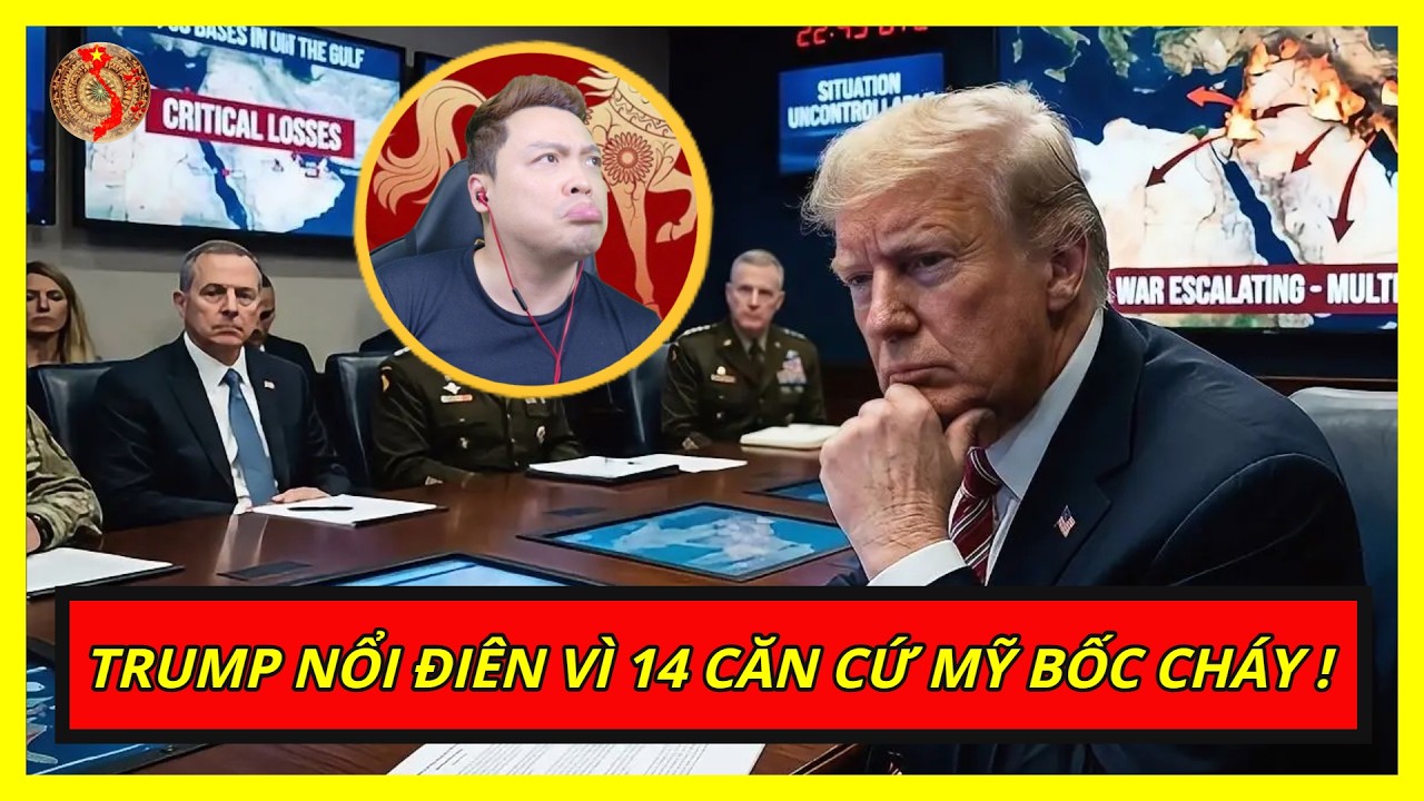 Trump Nổi Điên: 14 Căn Cứ Quân Sự Mỹ Bị Iran San Phẳng Ở Trung Đông - Bình Luận Trực Tiếp