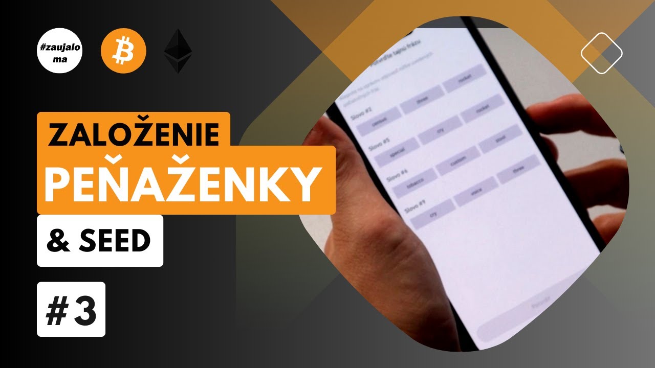 Návod: Založenie Krypto Peňaženky & Čo je Seed #3 #kryptomeny #bitcoin #btc