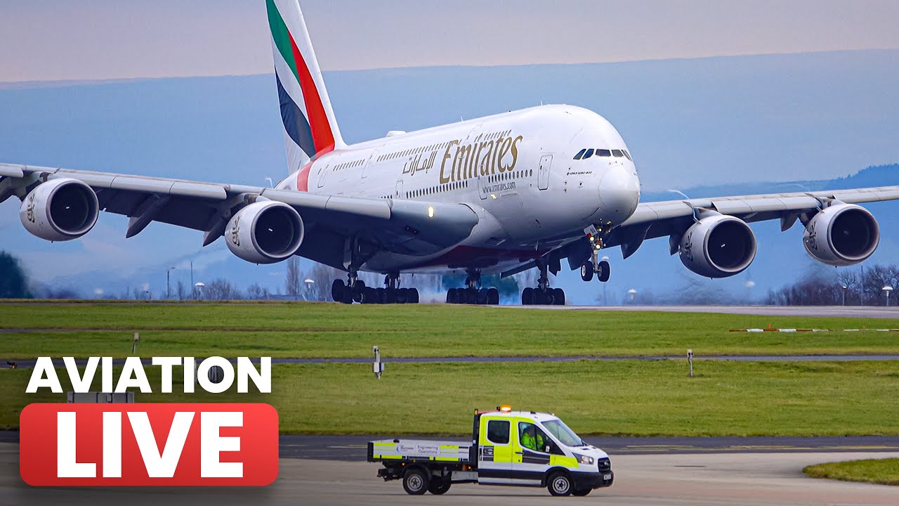 🔴 Manchester Airport LIVE ✈️