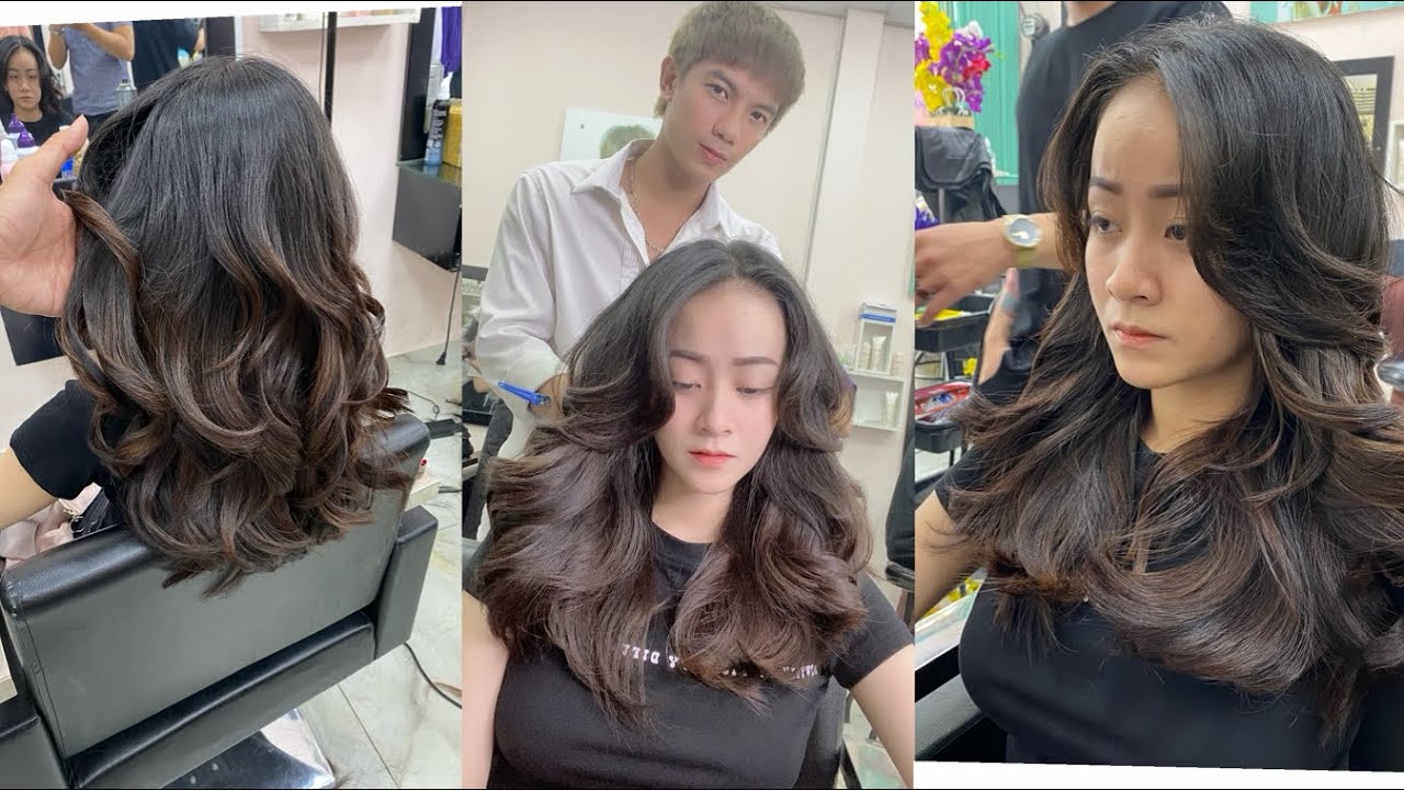 Bài cắt tóc long layer , chiếc lá bầu sole , cách cắt cơ bản | hùng đông tinh