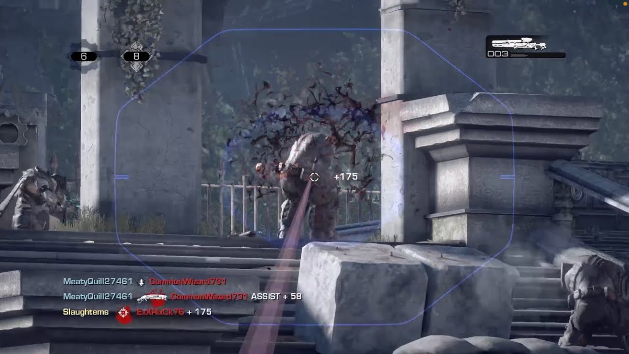 INTENSE CLUTCH VS SWEATY 4 MAN - GEARS OF WAR ULTIMATE EDITION