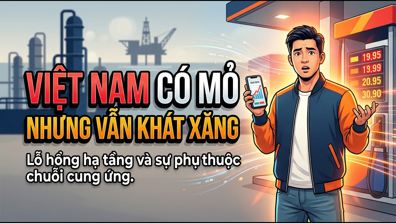 AN NINH NĂNG LƯỢNG: Tại sao Việt Nam có mỏ nhưng vẫn khát xăng?
