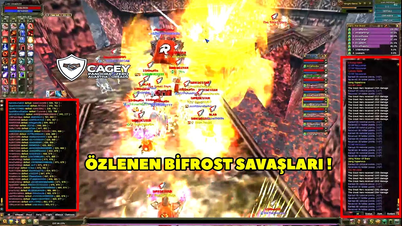 Enjoytp - (Destan) Serveri'nin En İyi Rakibi Olmayan Mage Ekibi Bifrost PK ! Knight Online