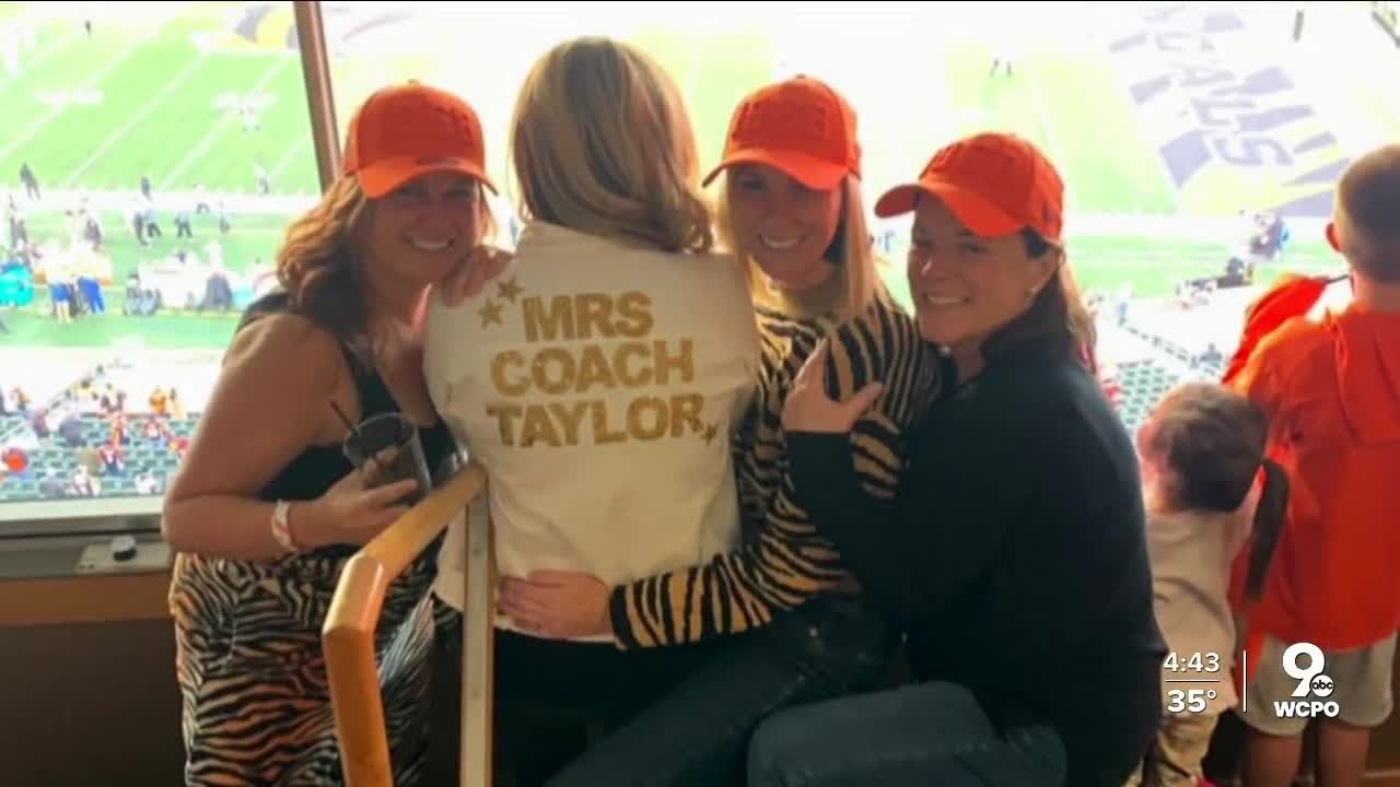 Inside the expansive closet of Sarah Taylor, Bengals coach Zac Taylor's wife