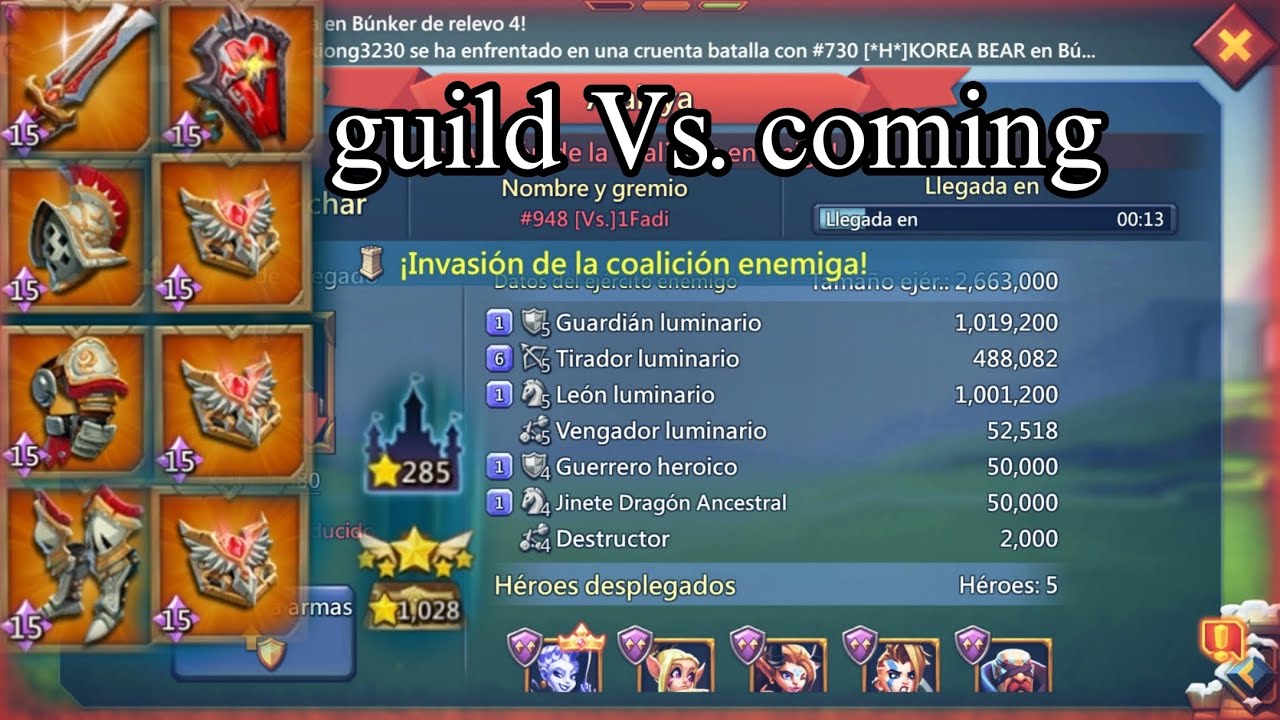MY RALLY TRAP T3 VS 1Fadi TITAN MAX | RALLY FULL T5 | Vs.1 Guild | MANA