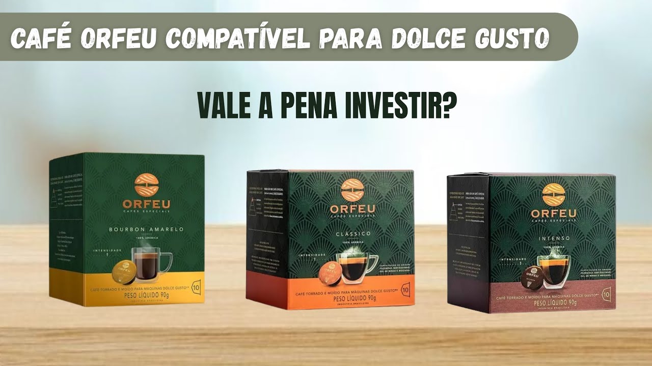 Provando Cápsulas da Marca ORFEU para a Dolce Gusto