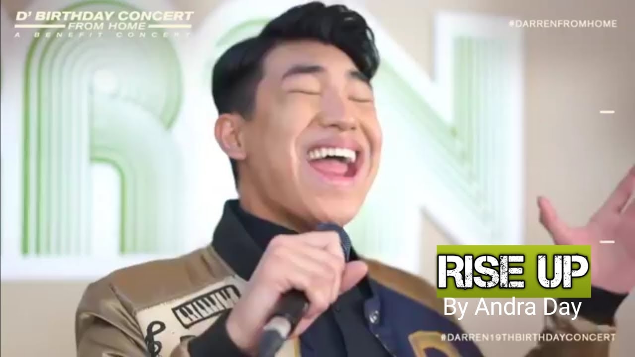 Darren Espanto - Rise Up | D' Birthday Concert From Home