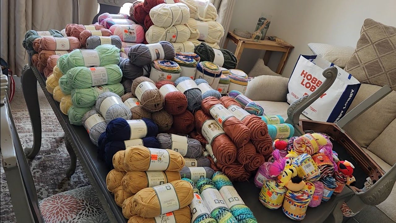 Hobby Lobby Clearance Haul ‘23 #hobbylobbyclearance #unboxing #crochet
