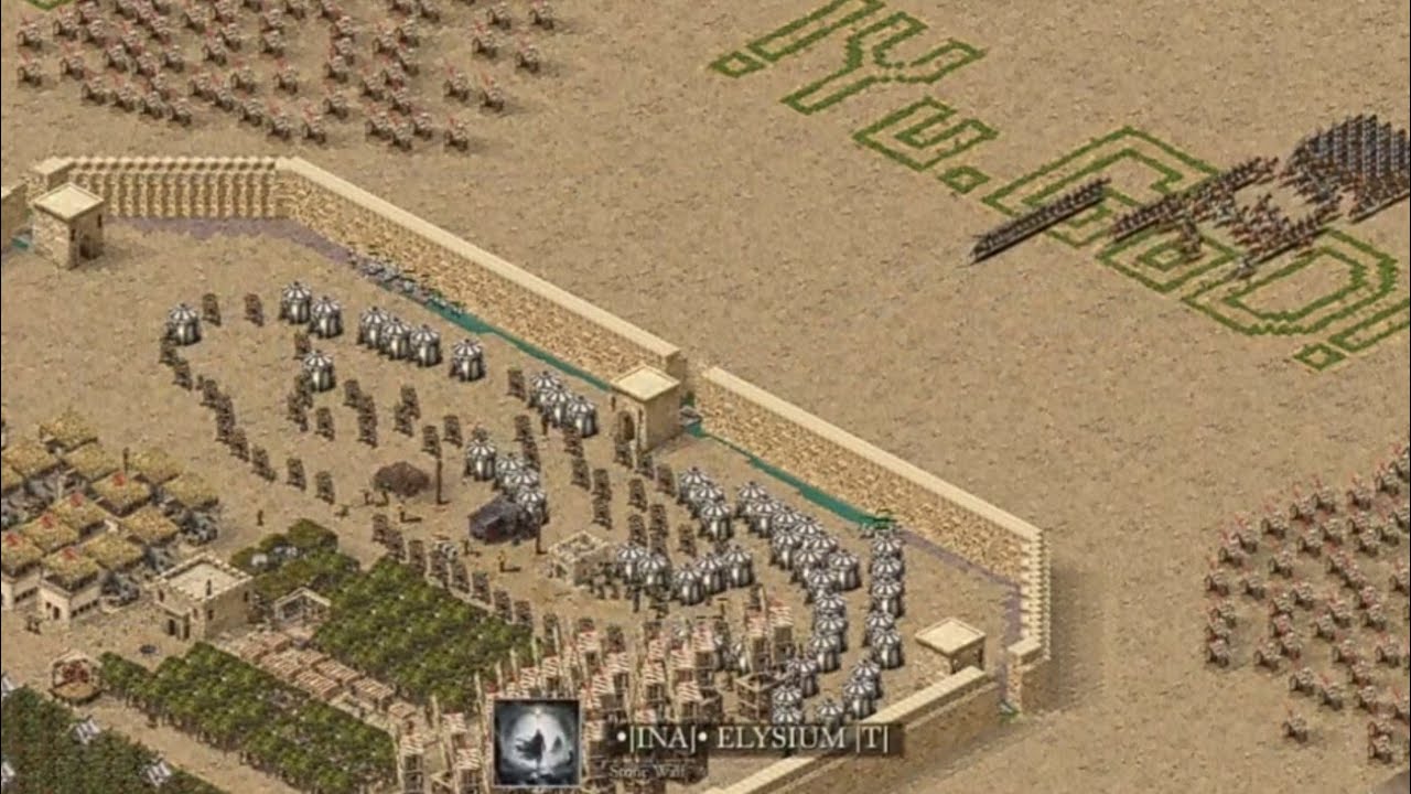 •|INA|• Elysium vs 2 Player - Stronghold Crusader Definitive Edition Multiplayer