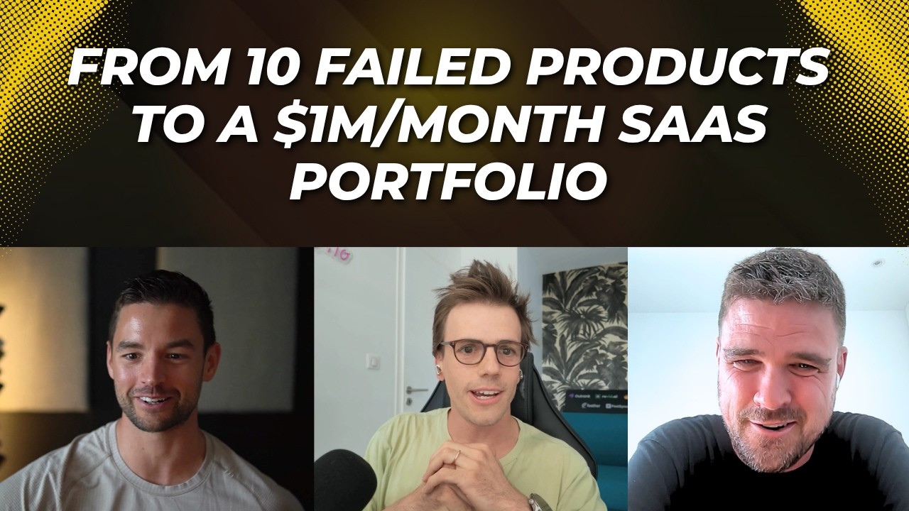 From 10 Failed Products to a $1M/Month SaaS Portfolio