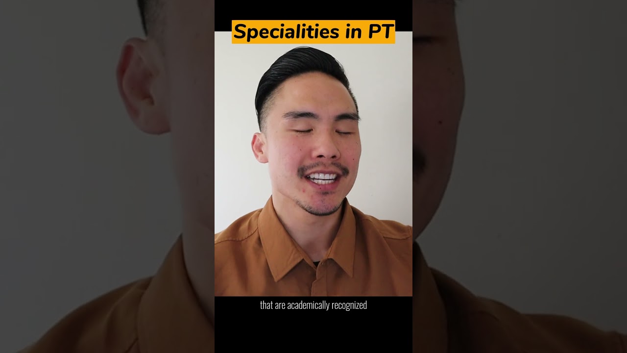 Specialties in Physical Therapy #physicaltherapist #ptschool #physicaltherapyschool