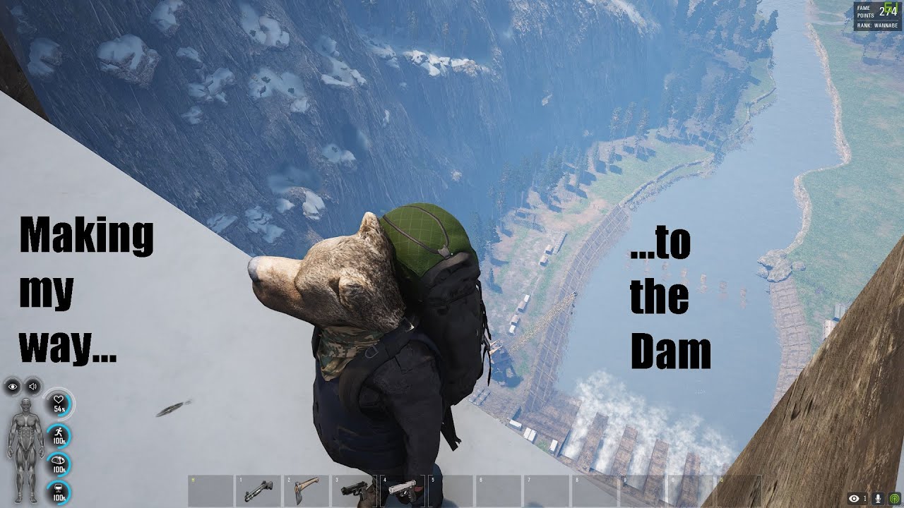 Making My Way to the Dam in SCUM