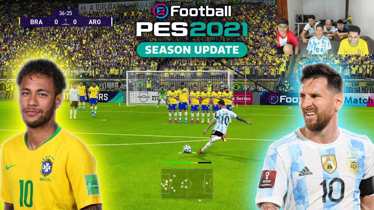 BRASIL x ARGENTINA SEMIFINAL DA COPA DO MUNDO PES 2021 ‹ Rikinho ›